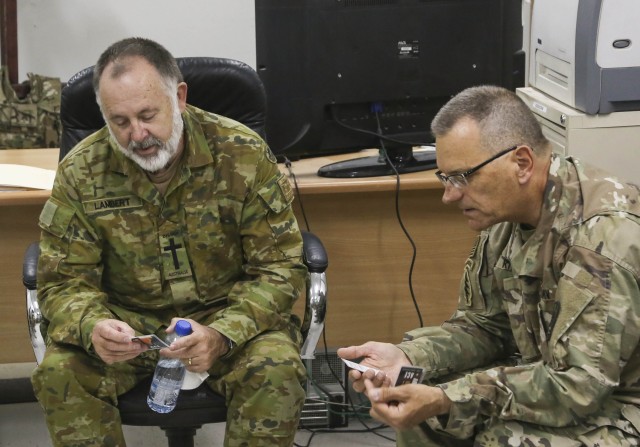 Australian, US chaplains discuss suicide prevention