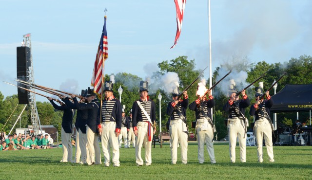 Army's Top NCO hosts Twilight Tattoo