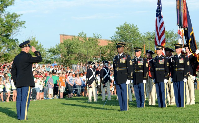 Army's Top NCO hosts Twilight Tattoo