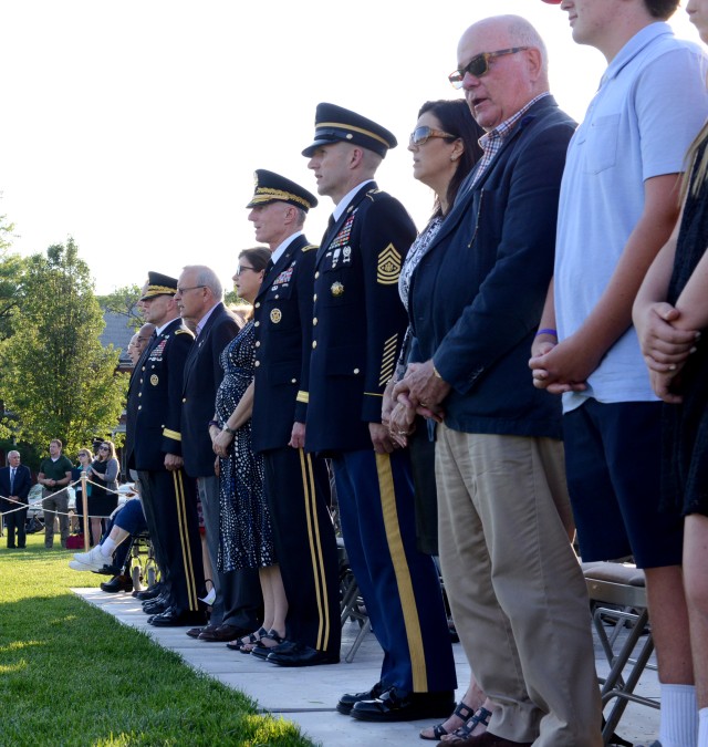 Army's Top NCO hosts Twilight Tattoo