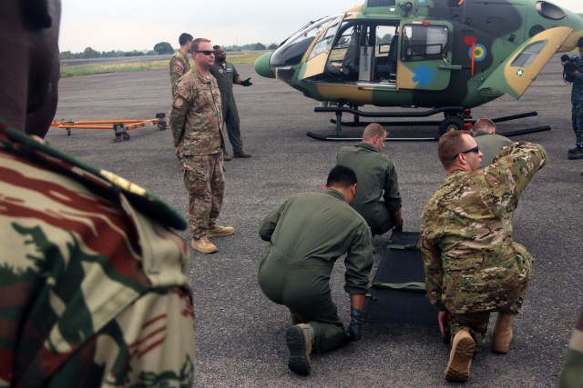 Multinational Medevac Training at Central Accord 2016
