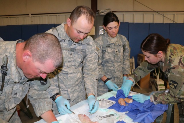 Supporting a Brigade Training for Combat Readiness