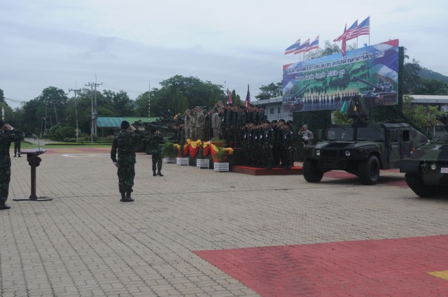 U.S. and Thai Leaders Address Soldiers at Hanuman Guardian Opening Ceremony