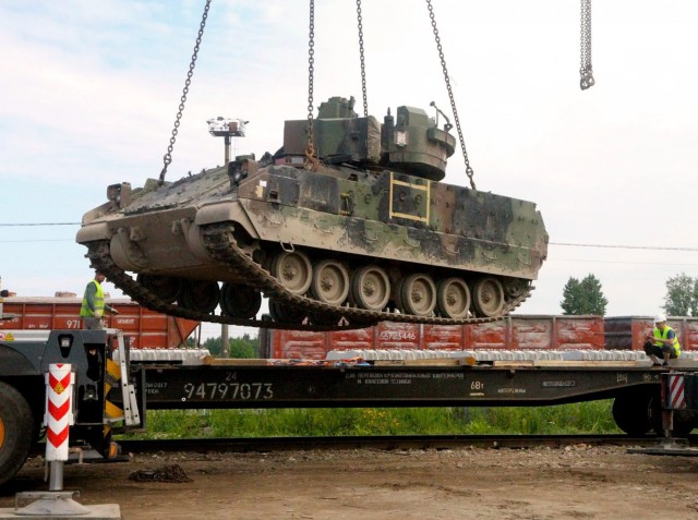 Tanks, Bradleys back in the Baltics, Central and Southeastern Europe