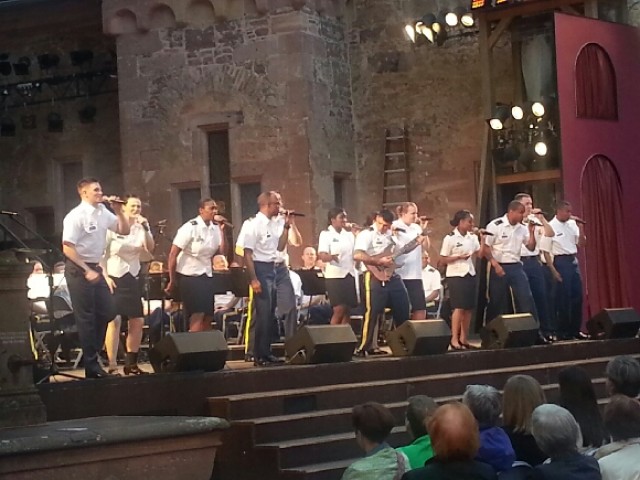 U.S. Army Europe band at Heidelberg