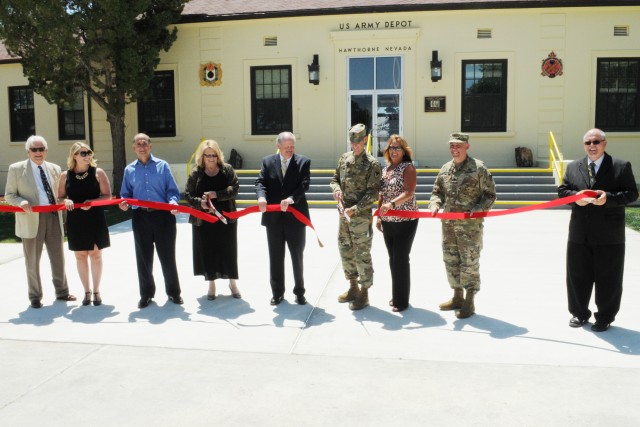 Hawthorne Army Depot hosts ribbon-cutting ceremony for site certification