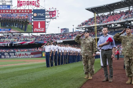 Washington Nationals pay tribute to soldiers with US Army Day