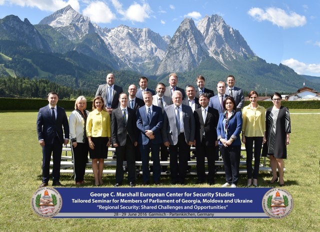 Parliamentarians from Georgia, Moldova and Ukraine Meet at Marshall Center To Build Trust and Regional Cooperation