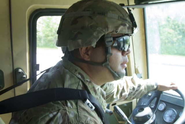 Refuel in the Baltics: 515th Transportation Company goes cross country