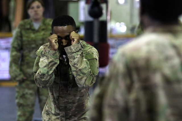 Soldiers at Camp Arifjan find resilience in combatives