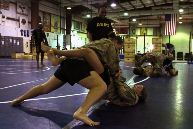 Soldiers at Camp Arifjan find resilience in combatives