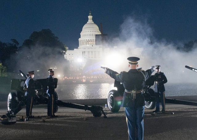 Old Guard battery provides presidential, ceremonial salutes with a bang