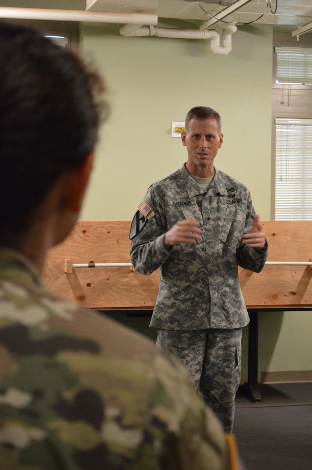 Matlock visits 'Mustangs,' shares years of supply, property, accountability lessons
