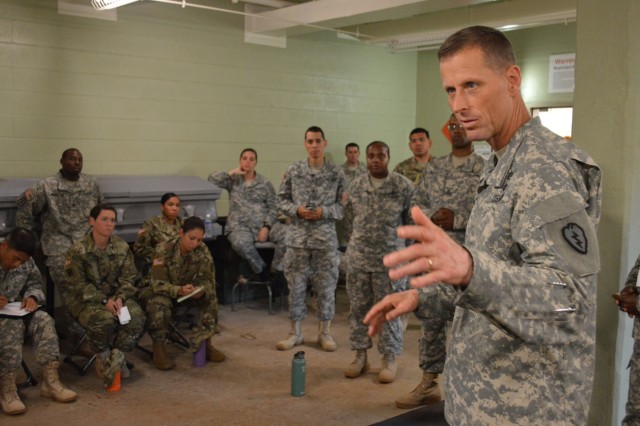 Matlock visits 'Mustangs,' shares years of supply, property, accountability lessons