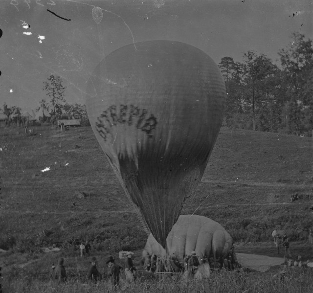 Balloon used for aerial reconnaissance at Battle of Fair Oaks | Article ...