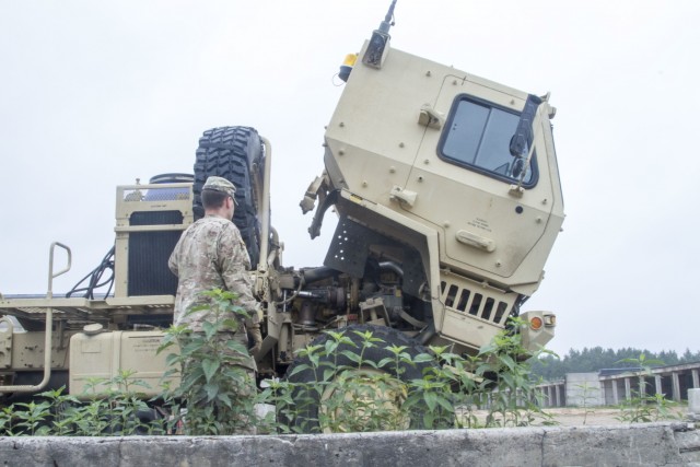 515th Transportation Company gets ready to roll in Eastern Europe