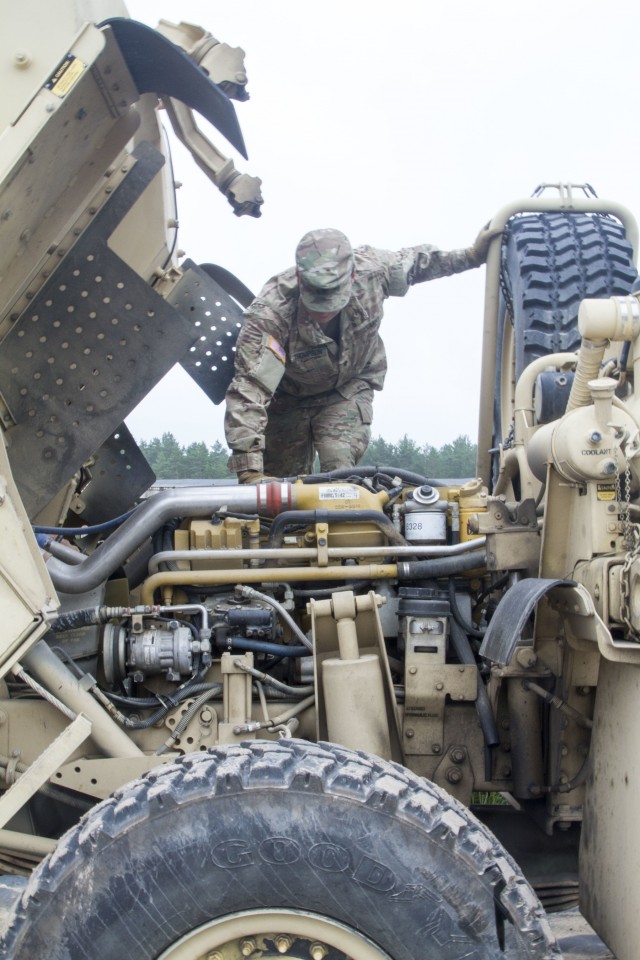 515th Transportation Company gets ready to roll in Eastern Europe