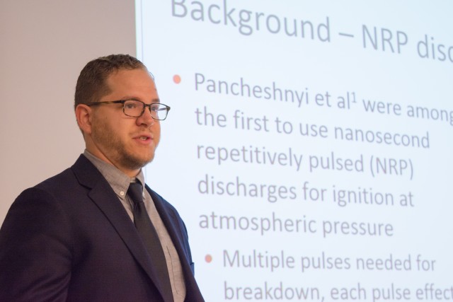 Air Force scientist delivers fuels seminar to Army researchers