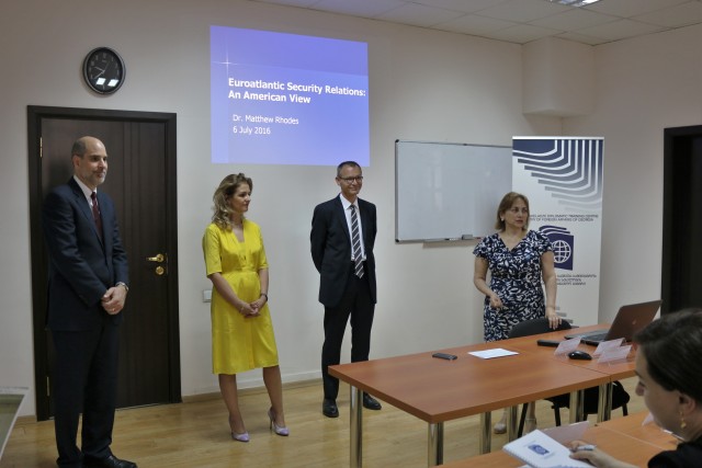 Marshall Center Faculty Discuss Euro Atlantic Security in Tbilisi