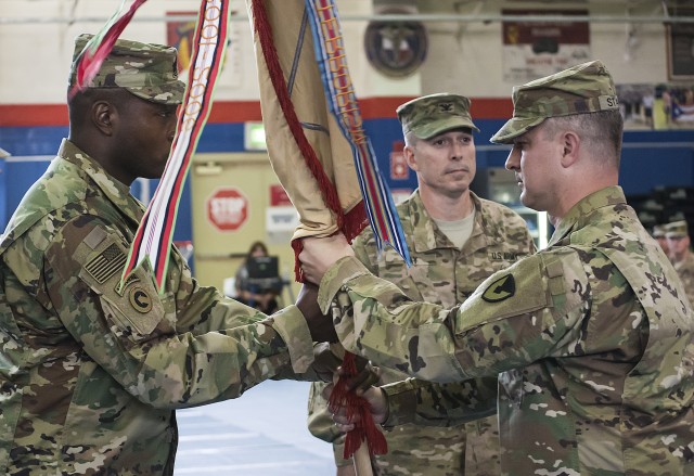 401st AFSB gets new commander, meritorious unit citation