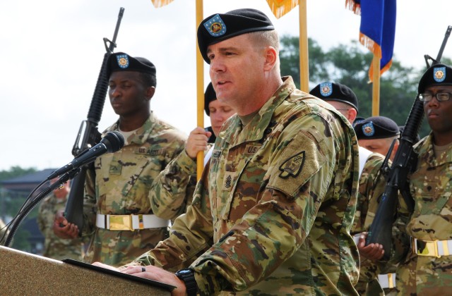 164th TAOG welcomes new CSM