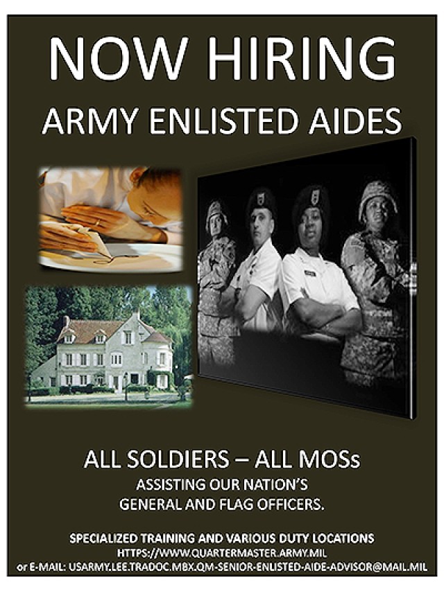Enlisted Aides cut the mustard