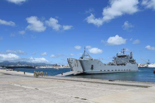 Army mariners support humanitarian assistance/ disaster relief exercise during RIMPAC 2016