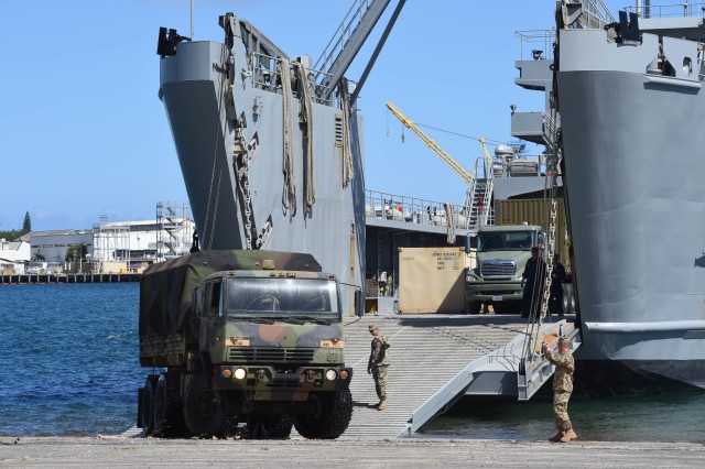 Army mariners support humanitarian assistance/ disaster relief exercise during RIMPAC 2016