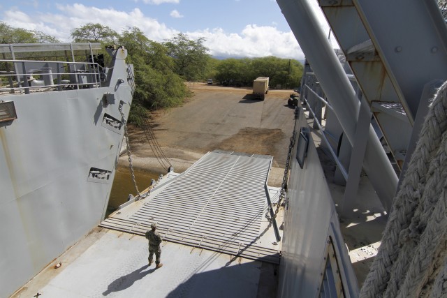 Army mariners support humanitarian assistance/ disaster relief exercise during RIMPAC 2016