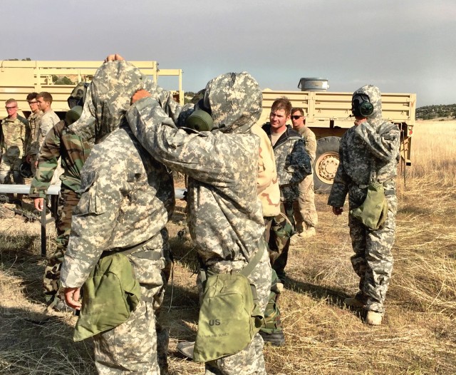1-8 IN Soldiers learn to react to chemical attacks in combat