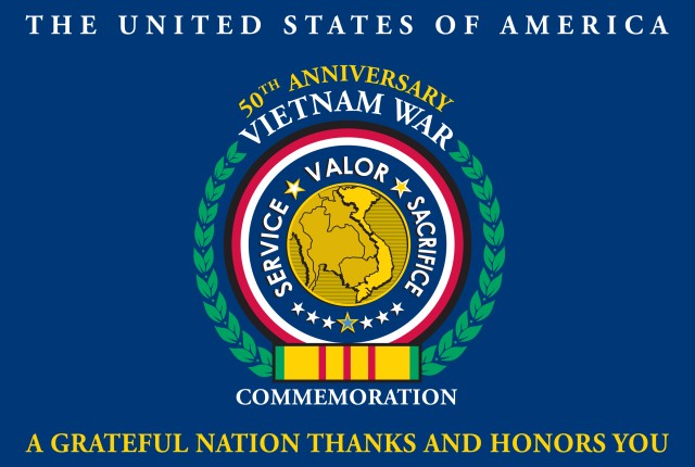 The official United States of America Vietnam War Commemoration Flag.