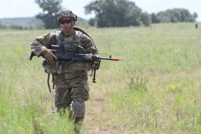 Squadron live-fire training preps troops for deployment