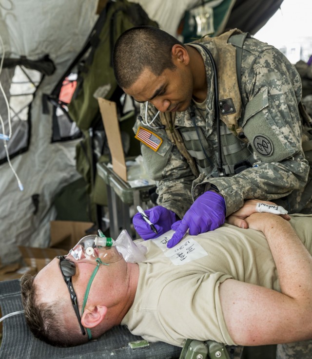 NY's 69th Inf. Medics take care of Soldiers at JRTC