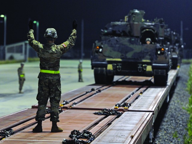 2-8th Cavalry successfully moves more than 100 armored vehicle to Humphreys