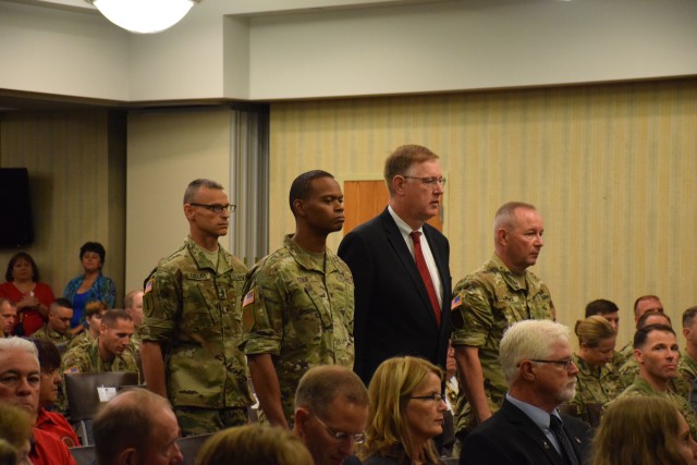 Fort Riley garrison commander Col. Andrew Cole Jr. departs