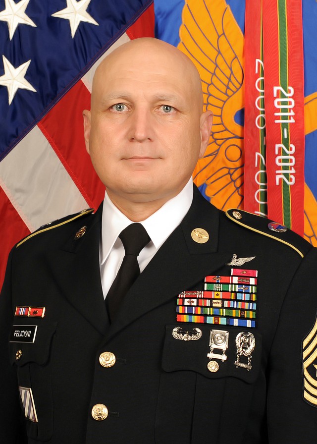 Sergeant Major Louis C. Felicioni, Corpus Christi Army Depot,