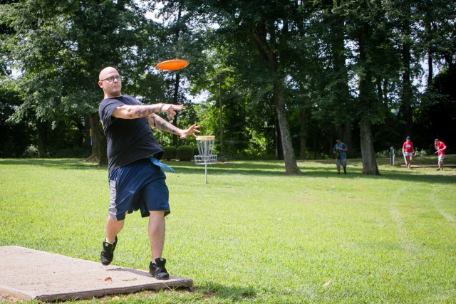 Warriors bond with disc golf challenge