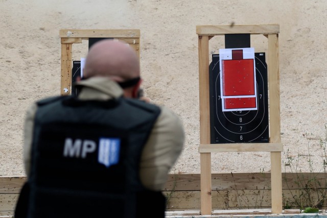 Military Police build lasting relationships during marksmanship exercise