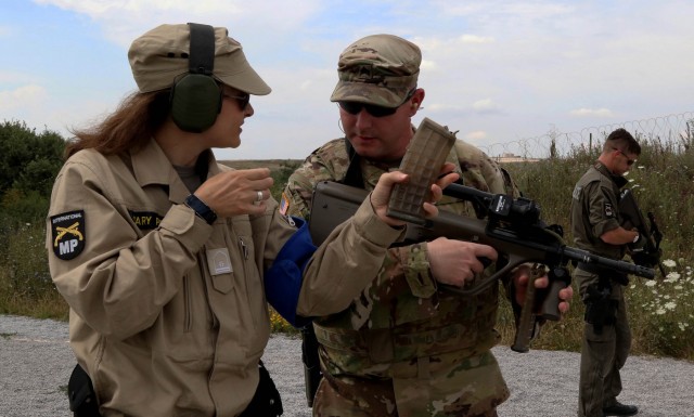 Military Police build lasting relationships during marksmanship exercise