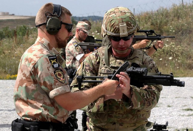 Military Police build lasting relationships during marksmanship exercise