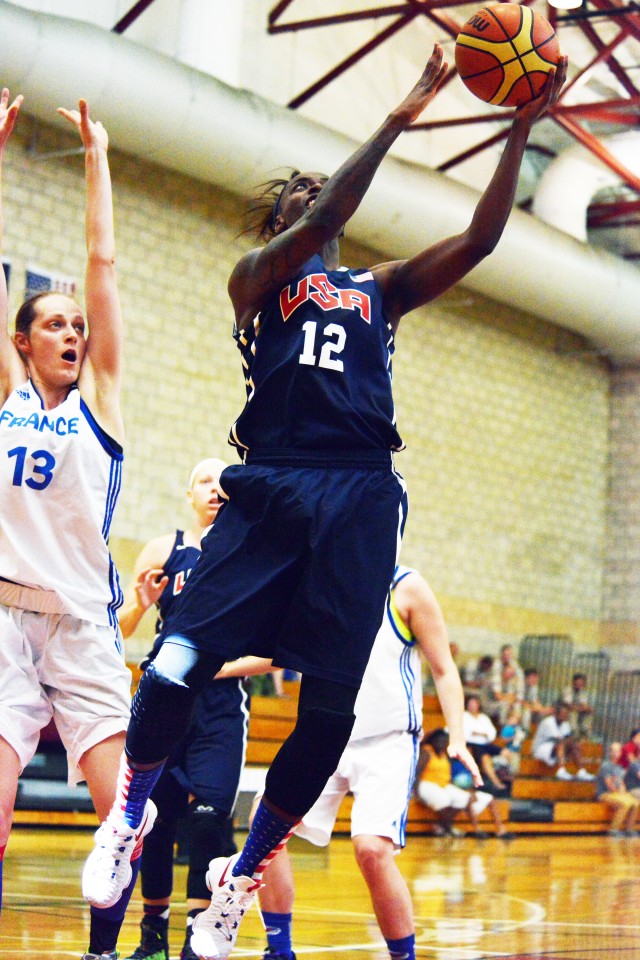USA beats France in CISM Women's Basketball Championship