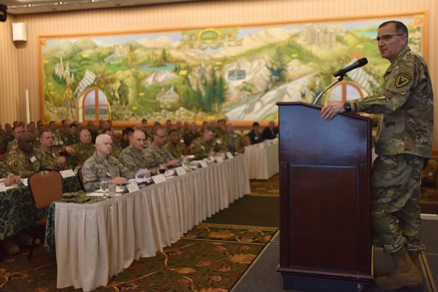 EUCOM commander addresses SPP senior leader conference