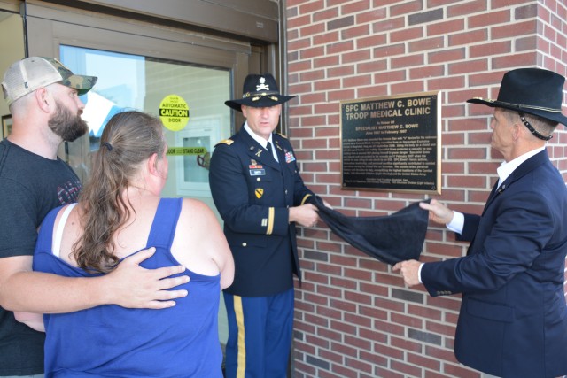 Army officials dedicate troop clinic in memory of combat medic