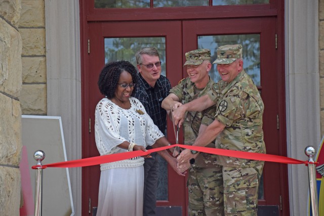 Wainwright Hall at Fort Riley, Kansas, rededicated