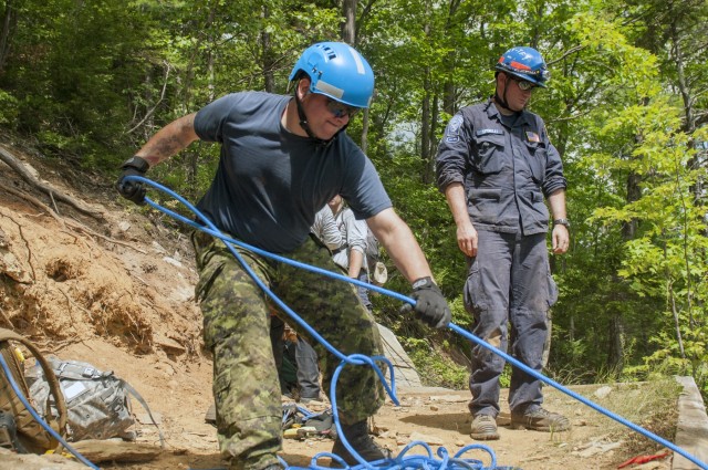 Participants Conduct Search and Rescue Operations