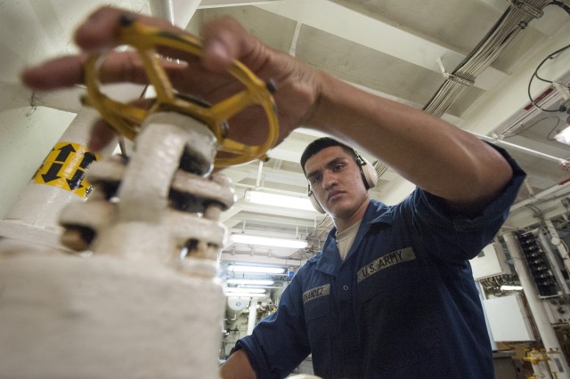 Soldier engineers future at sea