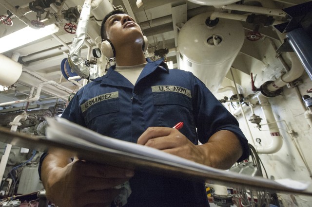 Soldier engineers future at sea