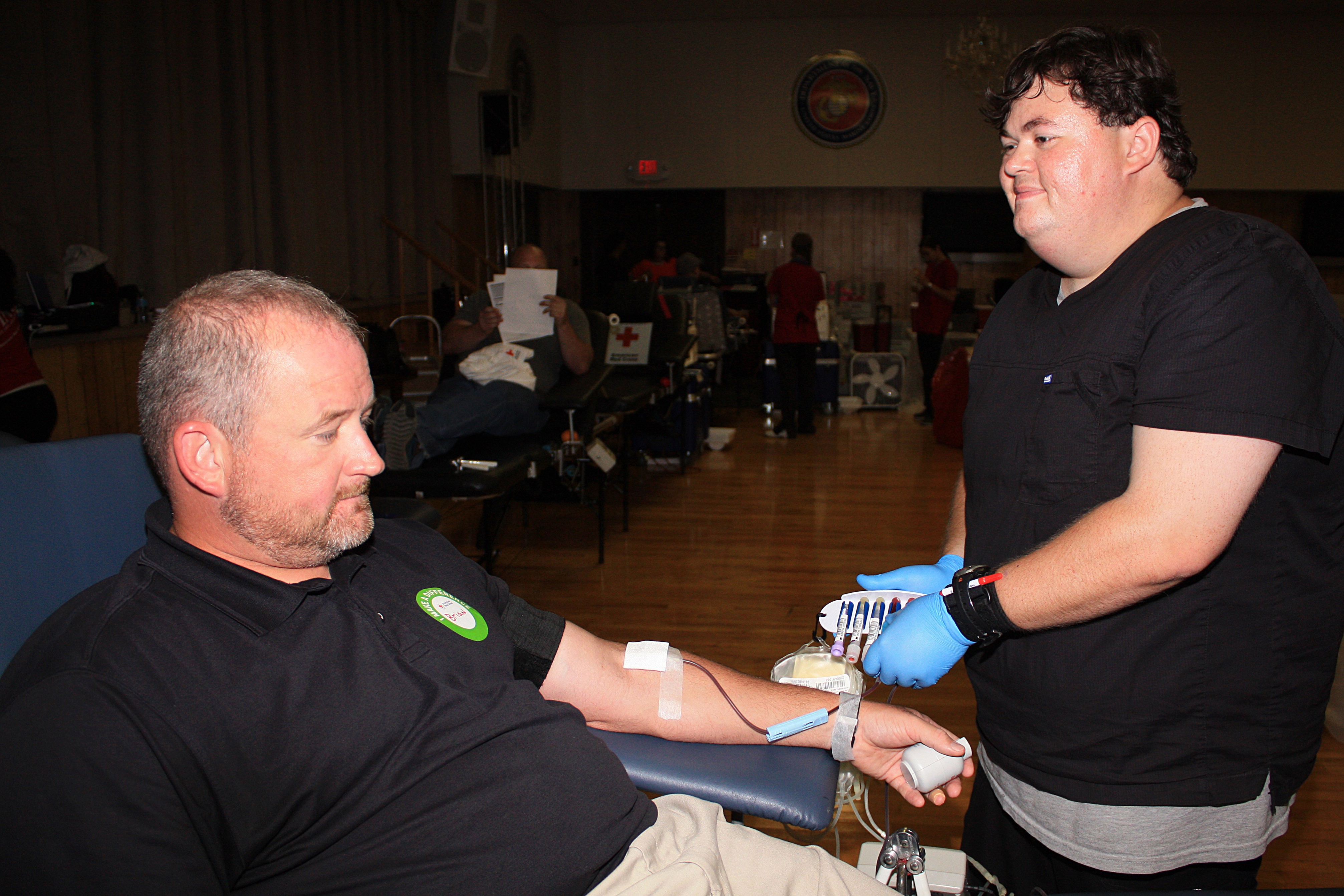 Coordinator organizes, gives blood as last official action | Article ...