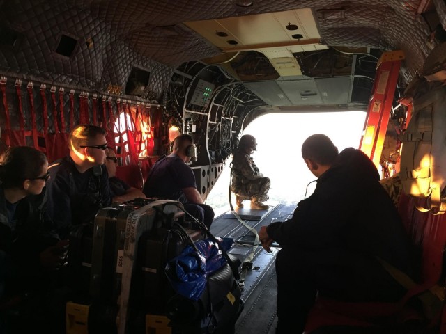 New York National Guard Civil Support Team Fly's with Aviation