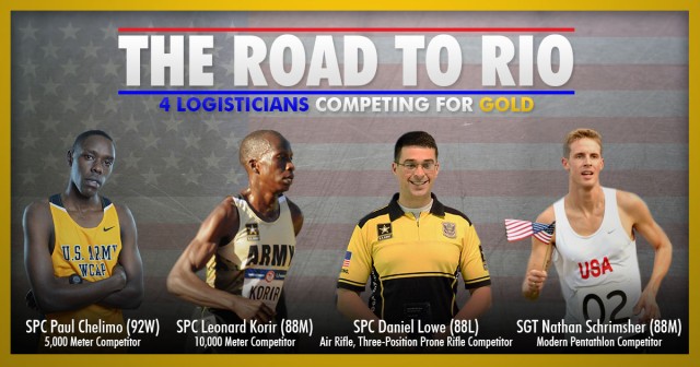 The Road To Rio for Four Army Logisticians